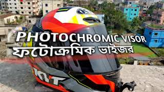 Photochromic Visor Review ফটোক্রমিক ভাইজর রিভিউ  KYT tt course flux  Sailor Mamun [upl. by Steel]