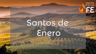 Santoral de Enero – Calendario santoral católico [upl. by Ettenay934]