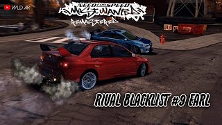 NFS Most Wanted Remastered Rival Challenge Blacklist 9 Earl [upl. by Gazzo]