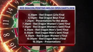 RED DRAGONPONTINS WELSH OPEN DARTS 2018 [upl. by Malamut394]