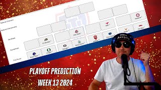 PLAYOFF PREDICTIONS College Football WEEK 13 2024  Predicting the FINAL BRACKET of the Committee [upl. by Arimahs]