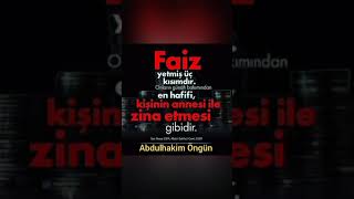 Faizin Günah Boyutu Nedir [upl. by Esilrahc902]