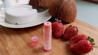 Como hacer manteca de COCO y BÁLSAMO labial DIY [upl. by Eniahs]