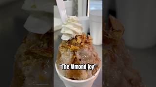 “The Almond joy” is now a full time menu item snacks shavedice sweettooth food desert [upl. by Adnylam]