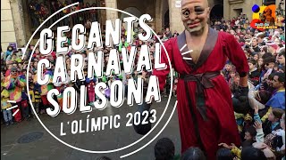 Carnaval Solsona 2023  LOlimpic dels Gegants de Solsona [upl. by Emlynn]