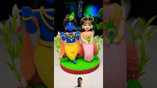 Jay shree radhe Krishna🙏makingforclayartviralshortviralshortsyoutubeshortsytshortsshortshorts [upl. by Ansley]