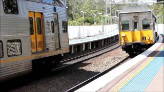 CityRail KSet K2 Silver Suburban Train arrives at Fassifern Railway Station [upl. by Suoilenroc]