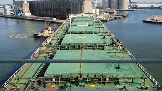 Ship sailing from Liverpool Docks [upl. by Auqcinahs]