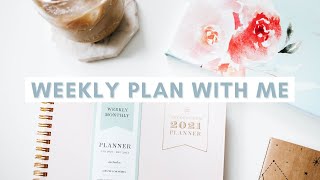 WEEKLY PLAN WITH ME  day designer for blue sky weekly planner review [upl. by Sisson]