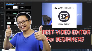 Best Video Editing Software For Beginners  AceThinker Video Editor Review [upl. by Summons]