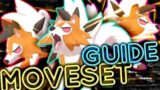 DUSK FORM LYCANROC MOVESET GUIDE How to use Lycanroc Pokemon Sword and Shield ⚔️🛡️ [upl. by Alletsyrc973]