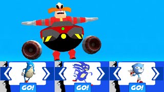 Go Sanic goo androidiOS  classic Sanic vs modern Sanic vs Sanic future boss battle gameplay [upl. by Baily]