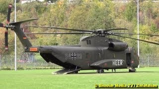 START Transporthubschrauber vom HEER in Zwiefalten  Bundeswehr  Beteiligung MANVÜbung Lkr RT [upl. by Idleman]