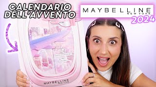 CALENDARIO DELLAVVENTO MAYBELLINE 2024 🎁 [upl. by Michelina]