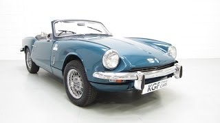 A Splendid Triumph Spitfire Mk3 in Excellent Condition and Very Low Owners  SOLD [upl. by Ettenrahs]