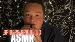 ASMR  SPIDERS CRAWLING UP YOUR BACK TRIGGER WITH SUPER CLOSE WHISPERS [upl. by Amled]