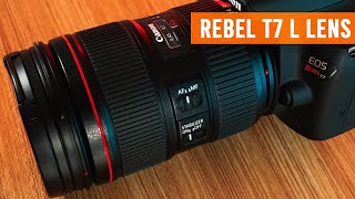 Canon Rebel T7 lens upgrade photos Canon 24105 F4 [upl. by Ayin]