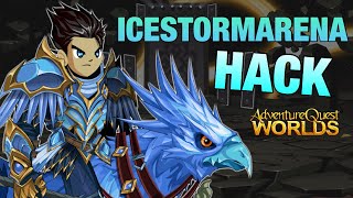 AQW NEW ICESTORMARENA HACK  GRIMOIRE 38 [upl. by Yhtir]