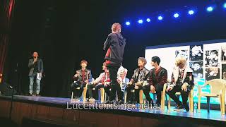 LUCENTE CONCERT MUMBAI Q ampA and Fans Interaction lucente [upl. by Dlonra]