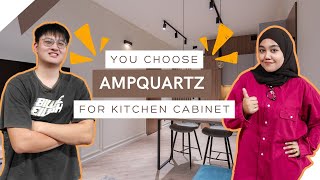 POV You Bought Kitchen Cabinet With AmpQuartz [upl. by Kensell879]