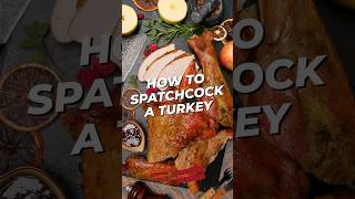 How to spatchcock a turkey 🦃 thanksgiving dinner tips [upl. by Cryan]