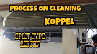 koppel super inverter 3 split type aircon cleaning process and pros and cons [upl. by Shaughn]