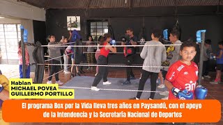 El programa Box por la Vida lleva tres años en Paysandú [upl. by Yllom772]