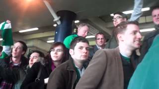 The Hibs at Hampden Scottish cup Semi final 2012 [upl. by Peterus674]