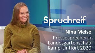 SPRUCHREIF  NINA MEISE  LANDESGARTENSCHAU KAMPLINTFORT 2020 [upl. by Zevahc]