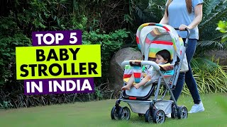 Top 5 Best Baby Stroller In India 2024  Best Baby Stroller Under 5000  Best Travel Stroller Review [upl. by Nagaet]