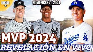 EN VIVO  REVELACIÓN DEL MVP 2024  Comentarios  Aaron Judge y Shohei Ohtani Ganadores del JMV [upl. by Aihsenod920]