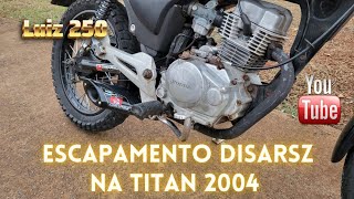 ESCAPAMENTO DISARSZ NA TITAN 150 [upl. by Kenrick]