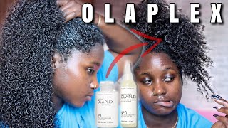 SOMEBODY LYING AGAIN Does OLAPLEX No3 Really Work on NATURAL HAIR Will It Repair MY Natural Hair [upl. by Formenti]