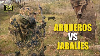 ARQUEROS VS JABALIES [upl. by Abbie556]