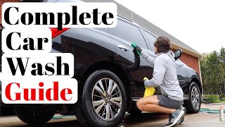 How To Wash A Car  The Most Basic amp Quickest Detail EVER [upl. by Okime]