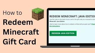 How to Redeem Minecraft Gift Card [upl. by Reilamag]