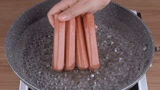 I learned this trick in a famous restaurant now I only make sausages like this [upl. by Dranal]