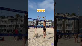 SNEAKING it past the Blocker🏐🤫 beachvolleyball volleyball volleyballworld volleyballplayer [upl. by Alodi]