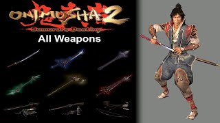 【Onimusha 2 Samurais Destiny】Jubei Yagyu Moveset All Weapons amp Onimusha Transformation [upl. by Vola]