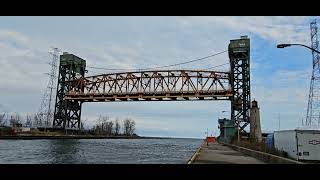 Lift bridge Hamilton Bay Canada hamilton bridge ontario canada [upl. by Uzial82]