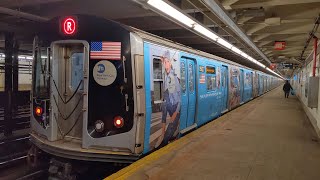 NYC Subway R160 with Primark Wrap Running on the R Line [upl. by Relyc]