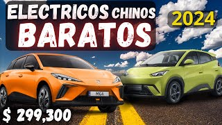 10 AUTOS ELECTRICOS CHINOS más BARATOS en Mexico 2024  2025 [upl. by Guntar]