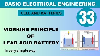 Explanation to lead acid battery working principle in detail [upl. by Morris]