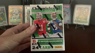 2023 Chronicles Draft Picks football blaster box [upl. by Fedora210]