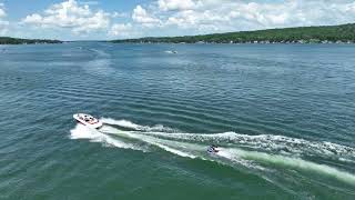 Conesus Lake  Fourth of July weekend more tubing zoomed in [upl. by Stephania]