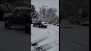 2012 Toyota Tundra lifted in the snow [upl. by Dranik194]