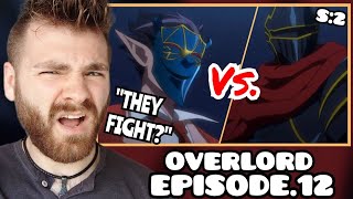 AINZ Vs DEMIURGE  OVERLORD  EPISODE 12  SEASON 2  New Anime Fan  REACTION [upl. by Yvonne563]