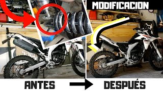 BAJANDO la ALTURA de la moto  Guerrero GXR  Corven TXR  Tutorial [upl. by Airlee]