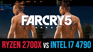 Ryzen 2700x vs i7 4790 Far Cry 5 benchmark GTX 1080 Ti [upl. by Gage238]