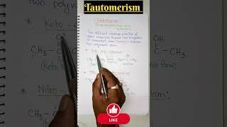 🫵 Tautomerism  Structural Isomerism 🔥🔥🔥shorts neet iitjee jeemains boards [upl. by Asia]